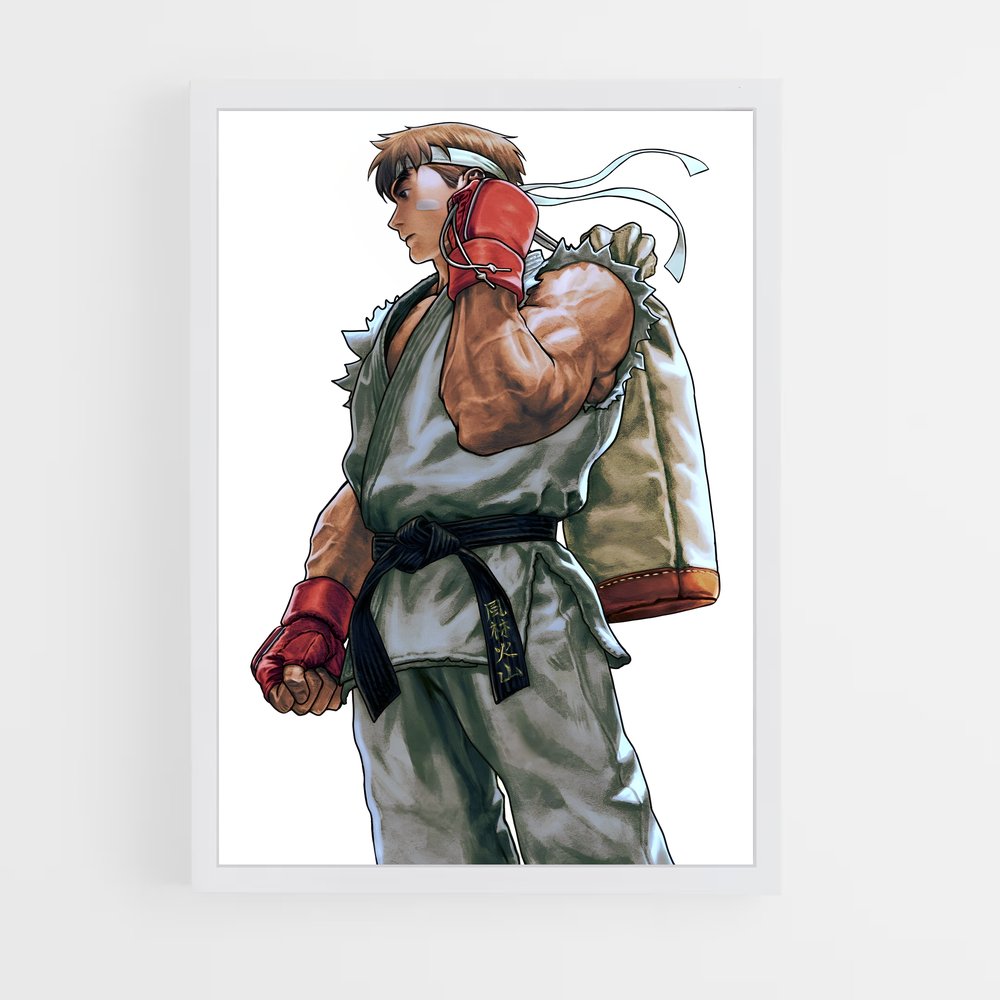 Poster Ken le Guerrier – affiche Street Fighter (vue 3)